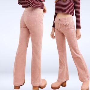 Anthropologie Pilcro Women's High-Rise Trouser Bootcut Corduroy Pants Size 30P